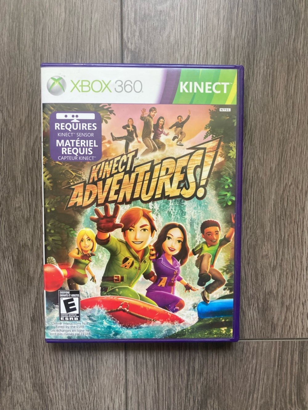 Kinect Adventures! Xbox 360 note as one scratch you need Kinect camera to play